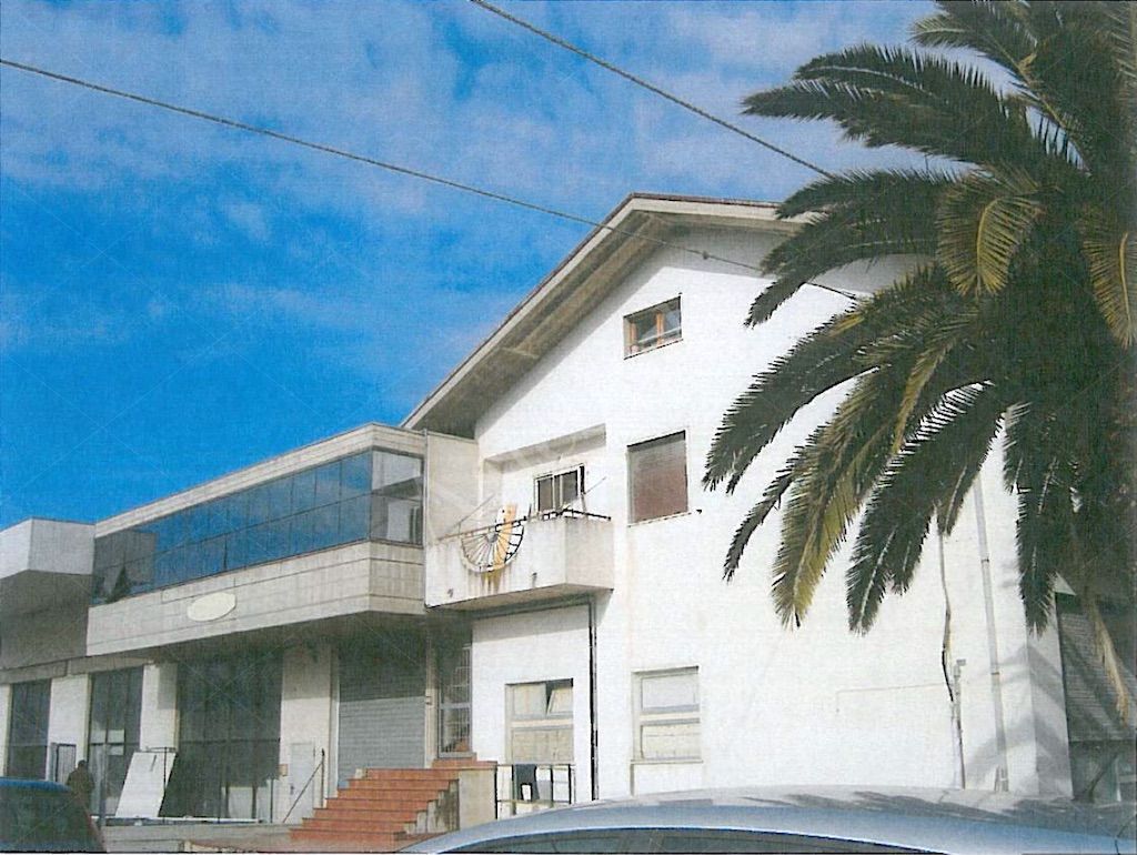 Capannone artigianale con uffici, corte esterna e terreno in Colonnella