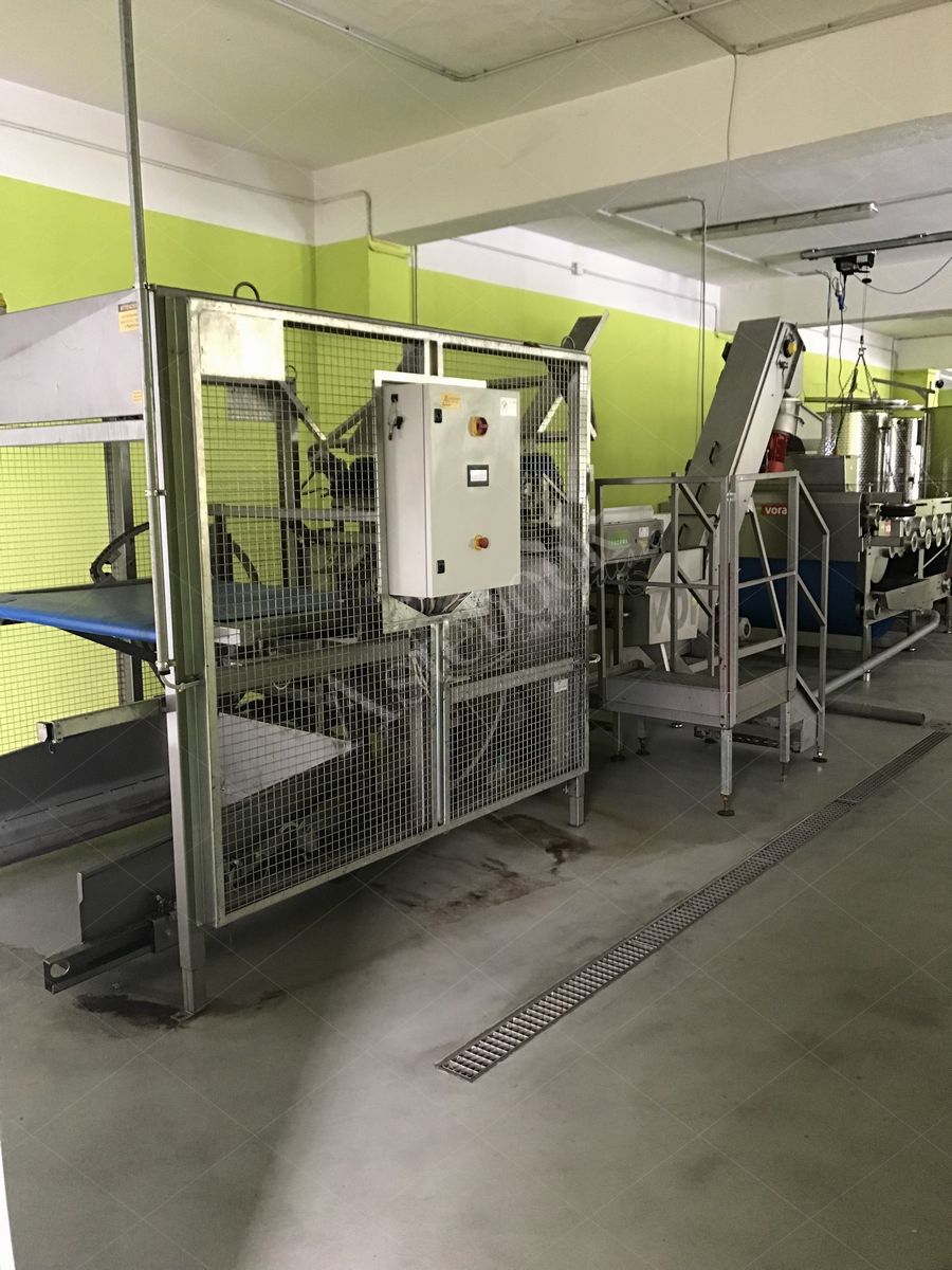 Lotto 1 - composto da macchinari per mele, carrello elevatore, trattore agricolo e rimorchio