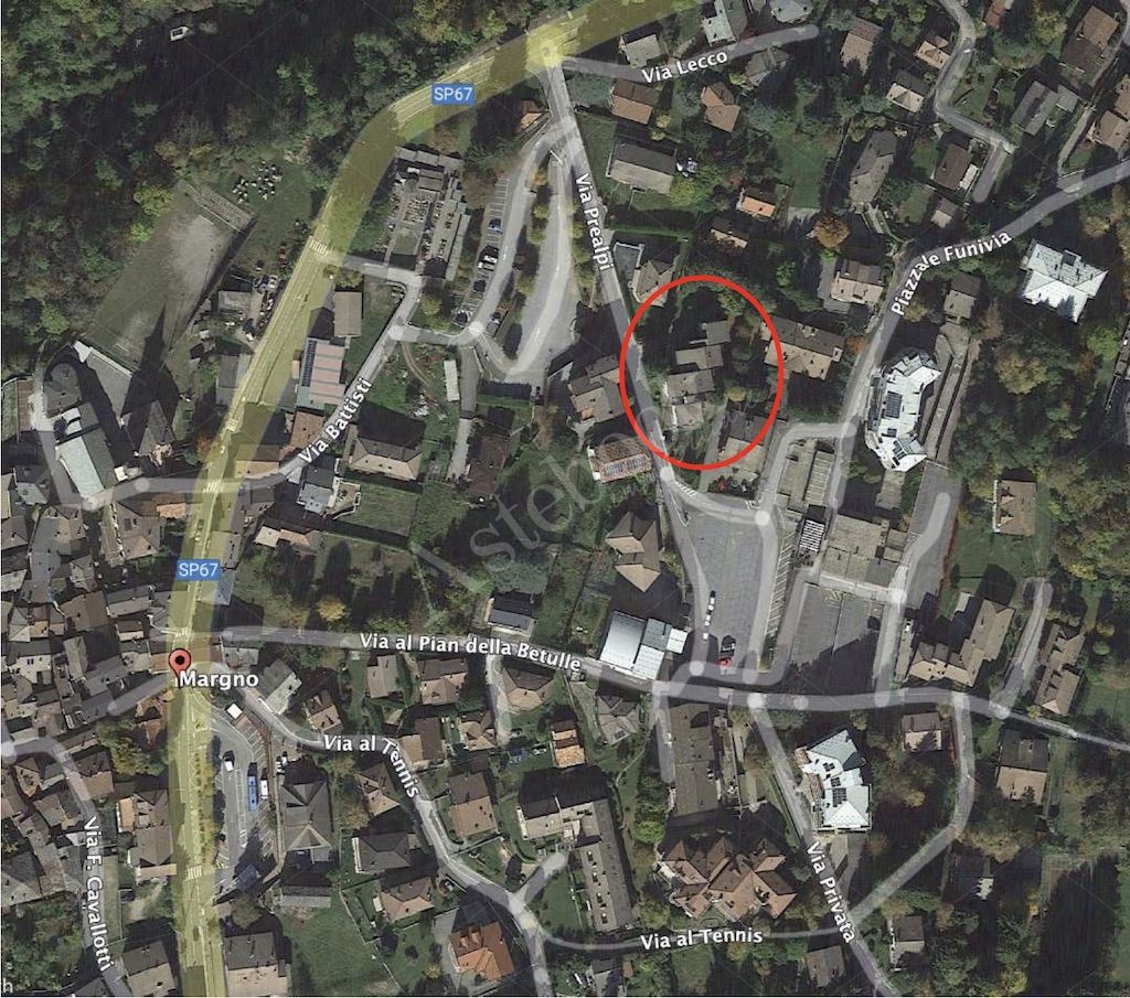 Appartamento al terzo piano di 42 mq con autorimessa in Margno